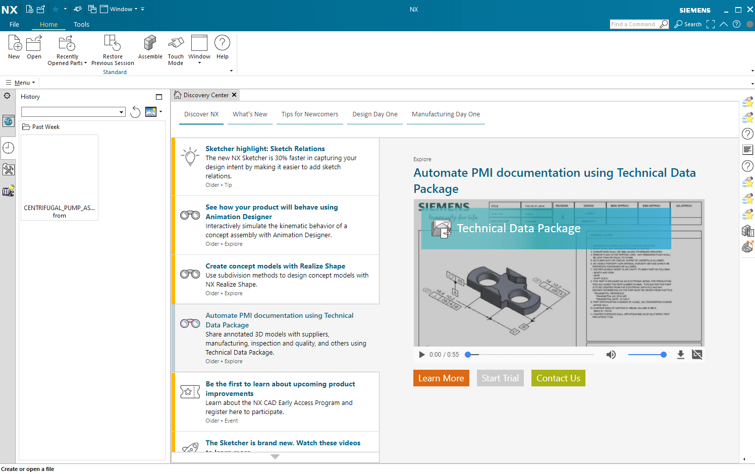 Module direkt in NX ausprobieren