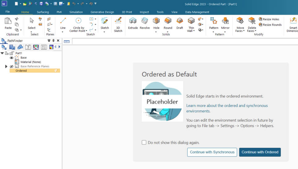 Solid Edge synchronous oder sequentiell arbeiten