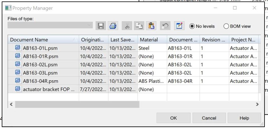 Solid Edge 2024 Dateieigenschaften Proptery Manager