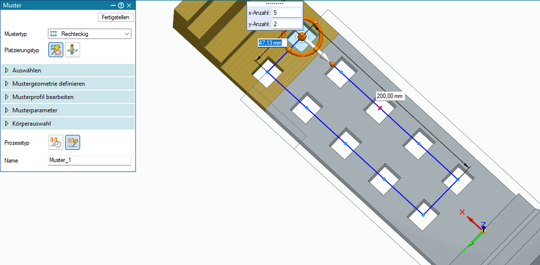 Muster Workflow Baugruppe